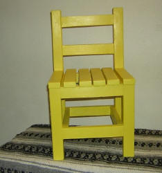 Small Chair Sun Yellow