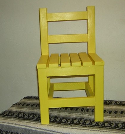 Small Chair Sun Yellow