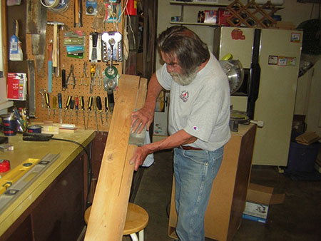 Bill Verde fine sanding material for custom made furniture